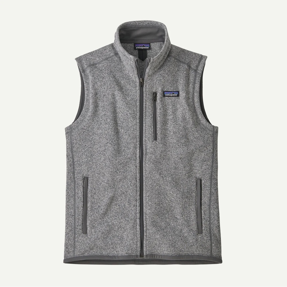 Patagonia Men's Better Sweater Fleece Vest Heathered Gray Size Large